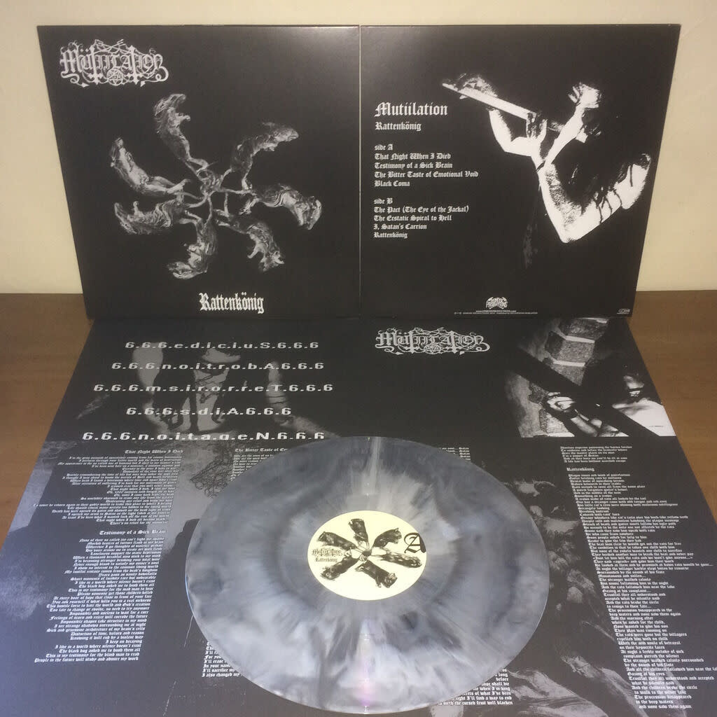 Metal Mutiilation - Rattenkönig (White w/Black Galaxy Effect)