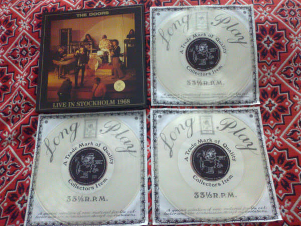 Rock/Pop The Doors - Live In Stockholm 1968 ('89 EU Unofficial 3LP Box Set) (NM/NM)