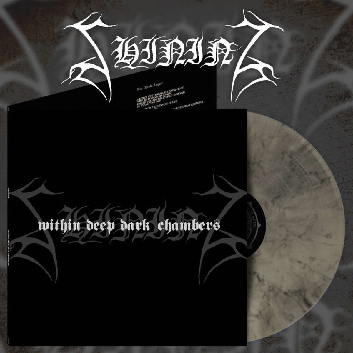 Metal Shining - Within Deep Dark Chambers (Clear w/Black Marble)