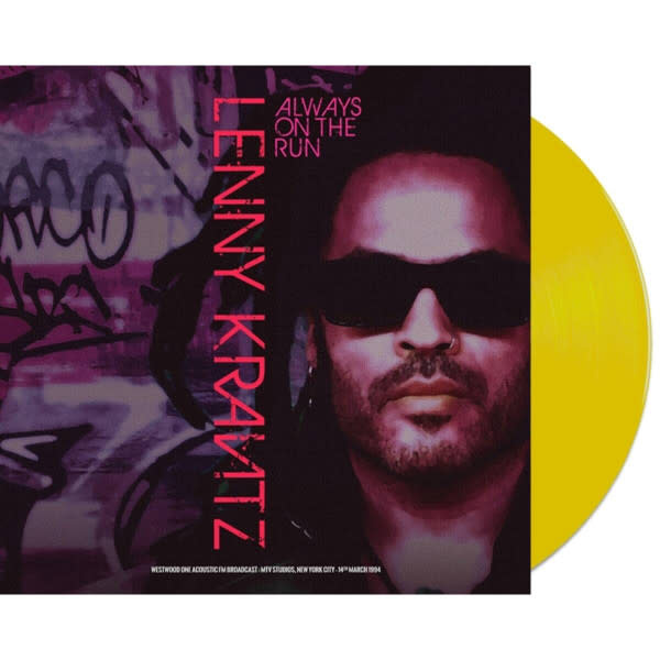 Rock/Pop Lenny Kravitz - Always On The Run (Acoustic Radio Broadcast March 1994) (Yellow Vinyl - Unofficial) (NM/VG++)