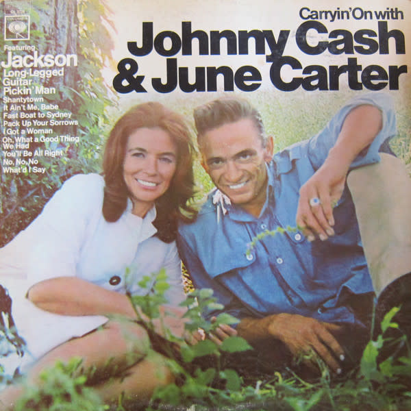 Folk/Country Johnny Cash & June Carter - Carryin' On With Johnny Cash & June Carter ('67 US Mono) (VG/VG+, bit of cover-warp)