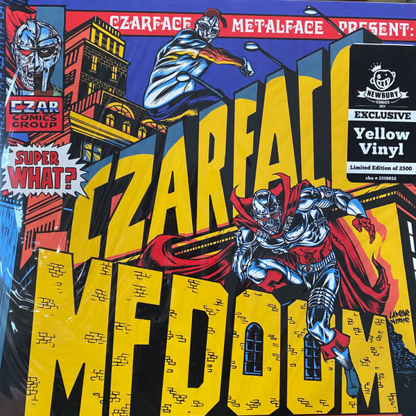 Hip Hop/Rap Czarface, MF Doom - Super What? (Yellow Vinyl + Comic Book) (VG+/NM)