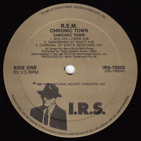 Rock/Pop R.E.M. - Chronic Town ('85 CA) (VG+/VG, creases, shelf-wear)