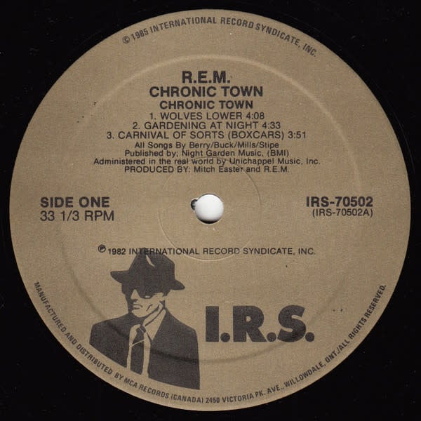 Rock/Pop R.E.M. - Chronic Town ('85 CA) (VG+/VG, creases, shelf-wear)