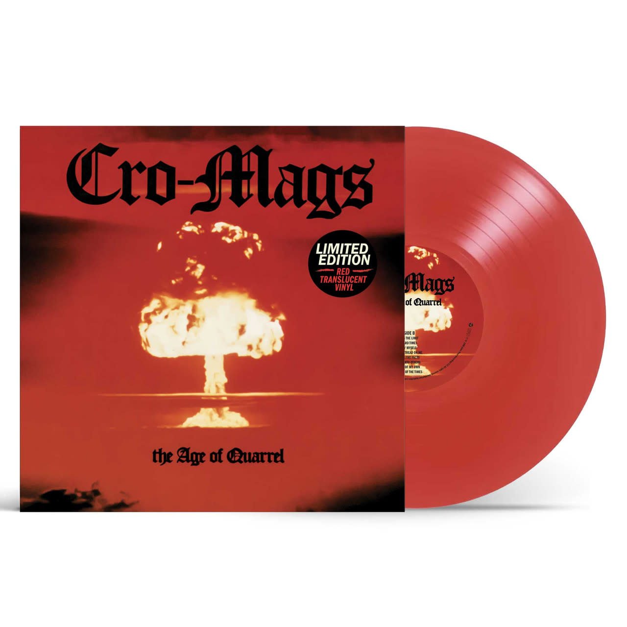 Punk/Hardcore Cro-Mags - The Age Of Quarrel (Red Vinyl)