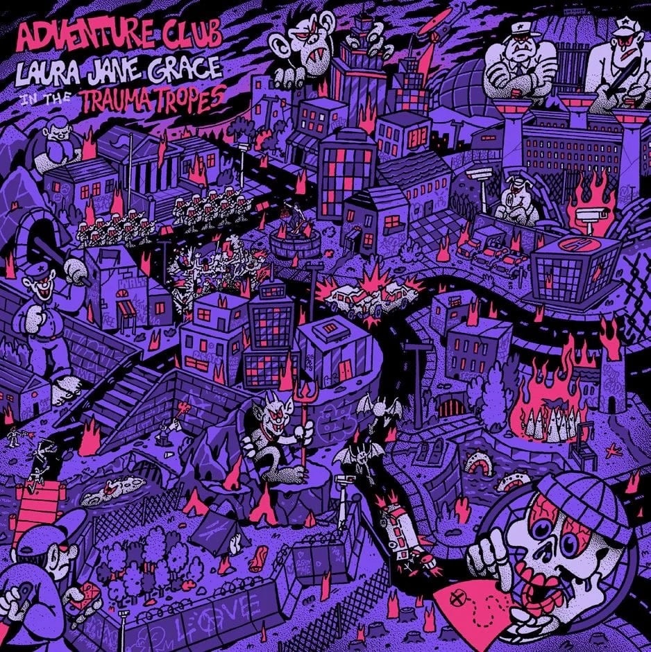 Punk/Hardcore Laura Jane Grace - Adventure Club (Hot Pink Vinyl)
