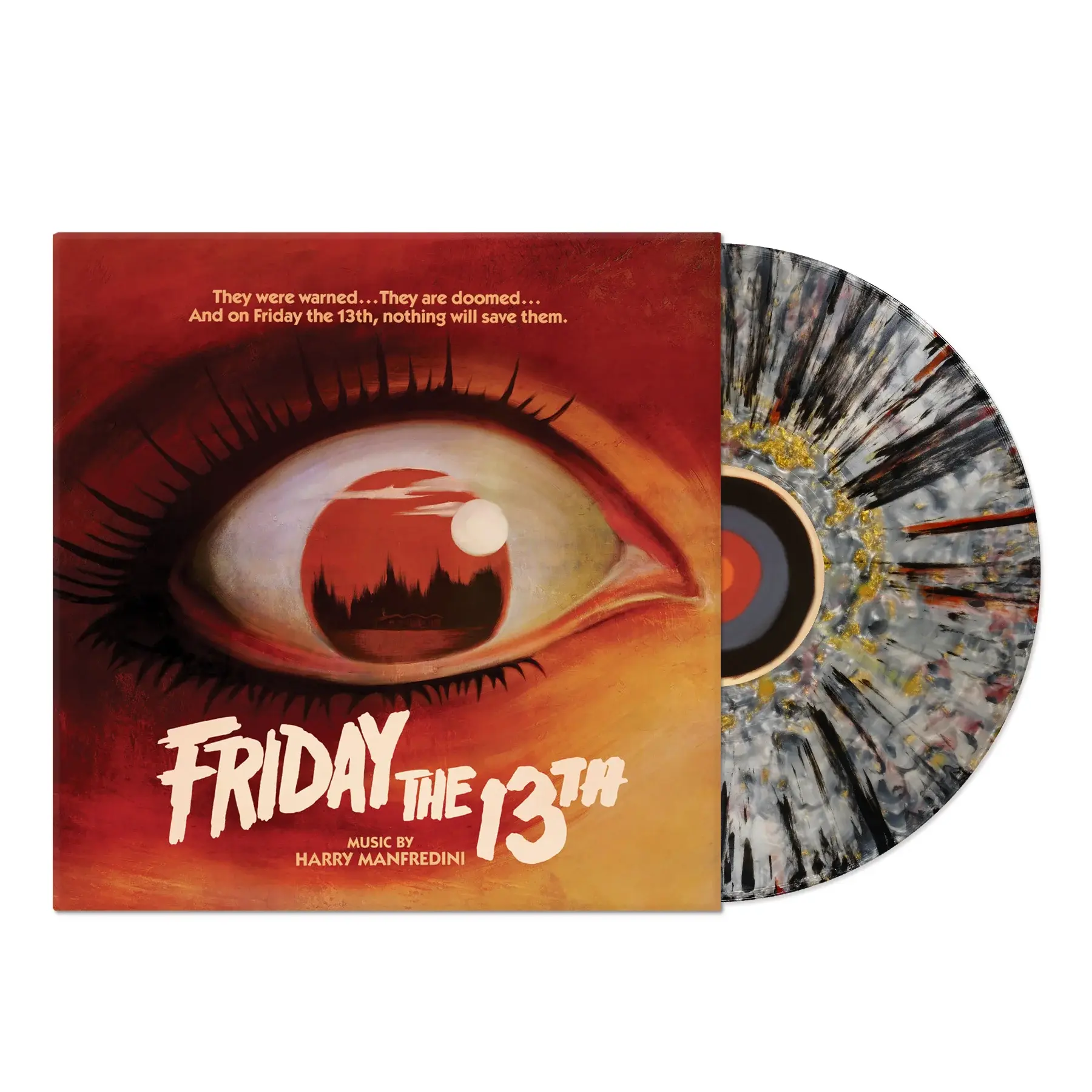 Soundtracks Harry Manfredini - Friday The 13th (Original Motion Picture Score) (Waxwork Silver w/Black, Red, and Gold Splatter) (August 29, 2025)