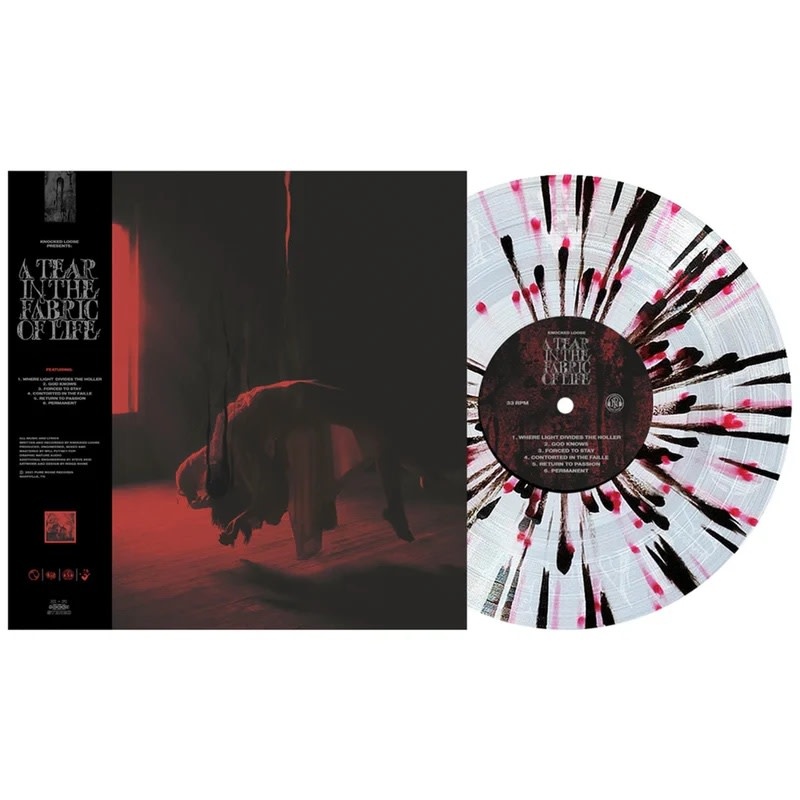 Punk/Hardcore Knocked Loose - A Tear in the Fabric of Life (Clear w/Blood Red & Black Splatter) (August 8, 2025)