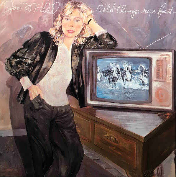 Rock/Pop Joni Mitchell - Wild Things Run Fast ('82 CA) (VG+/VG,  shelf/spine-wear)