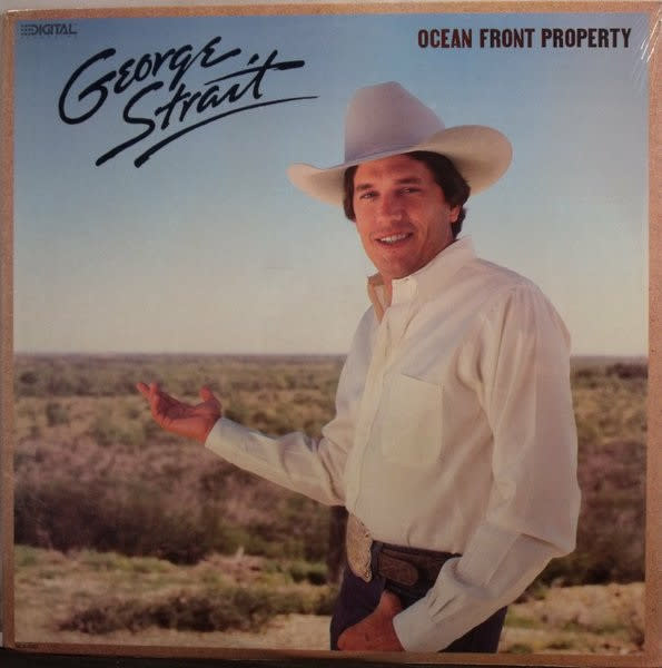 Folk/Country George Strait - Ocean Front Property ('87 CA) (VG++/VG+, still in shrink)