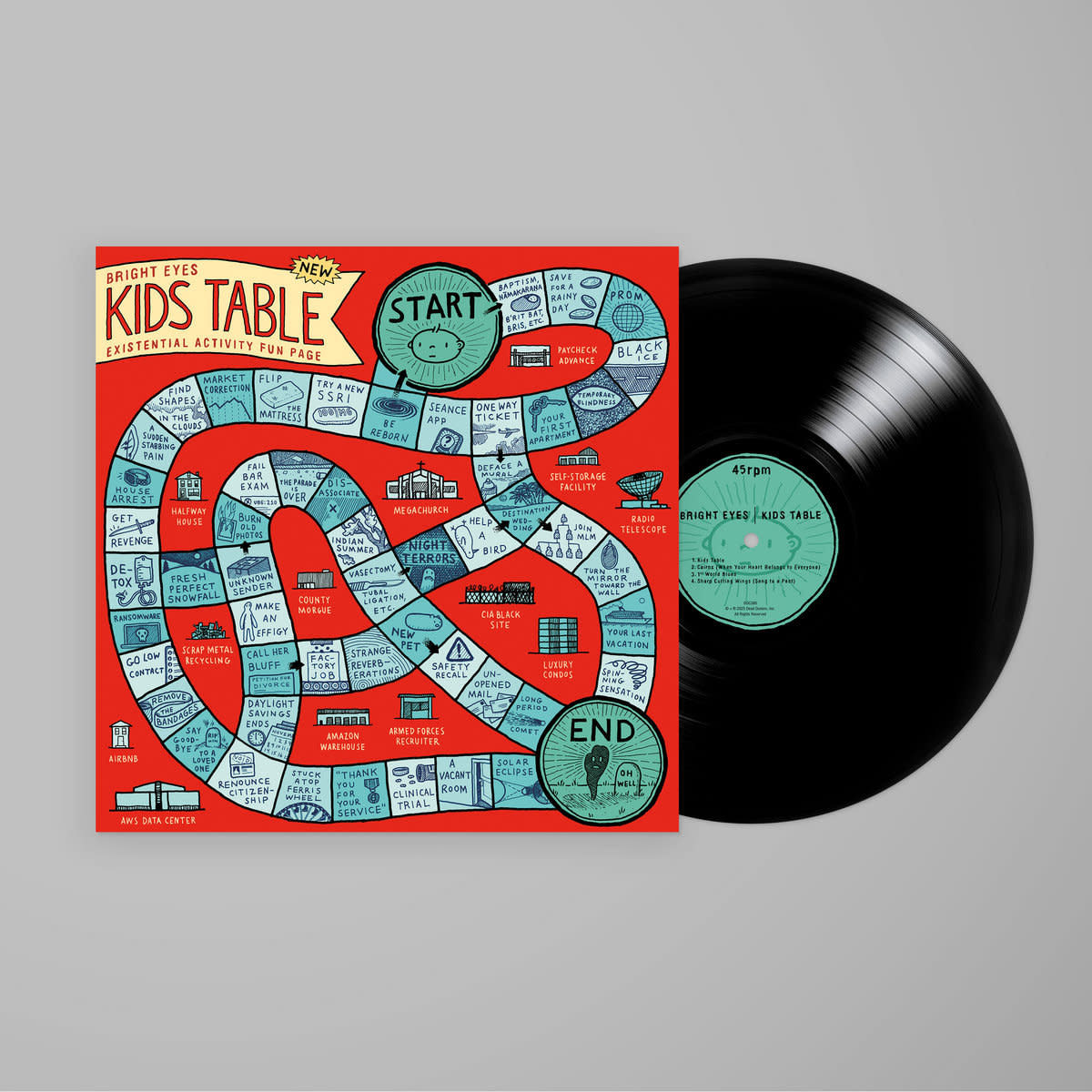 Rock/Pop Bright Eyes - Kids Table (EP) (Sept. 26, 2025)