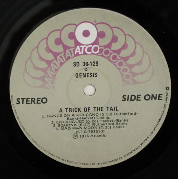 Rock/Pop Genesis - A Trick Of The Tail (CA Reissue) (VG+/VG, bit of spine-wear otherwise VG+)