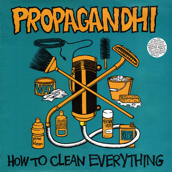 Punk/Hardcore Propagandhi - How To Clean Everything ('93 US, with insert) (VG+/VG+, corner crease)