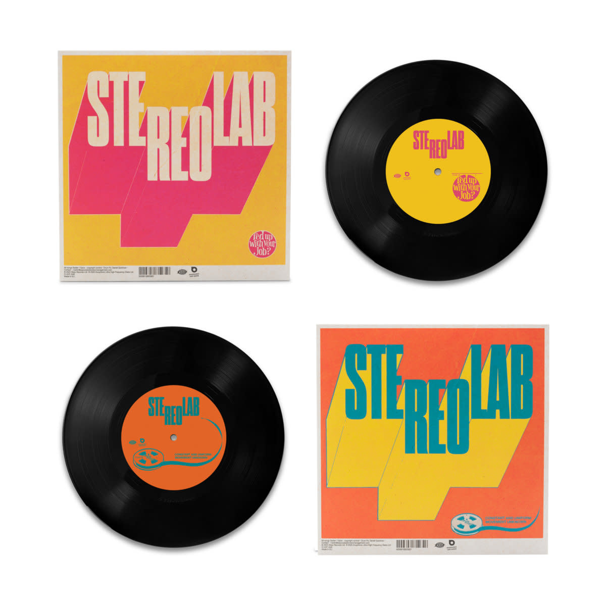 Rock/Pop Stereolab - Fed Up With Your Job / Constant And Uniform Movement Unknown (Ltd. 7")