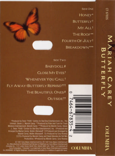 R&B/Soul/Funk Mariah Carey - Butterfly