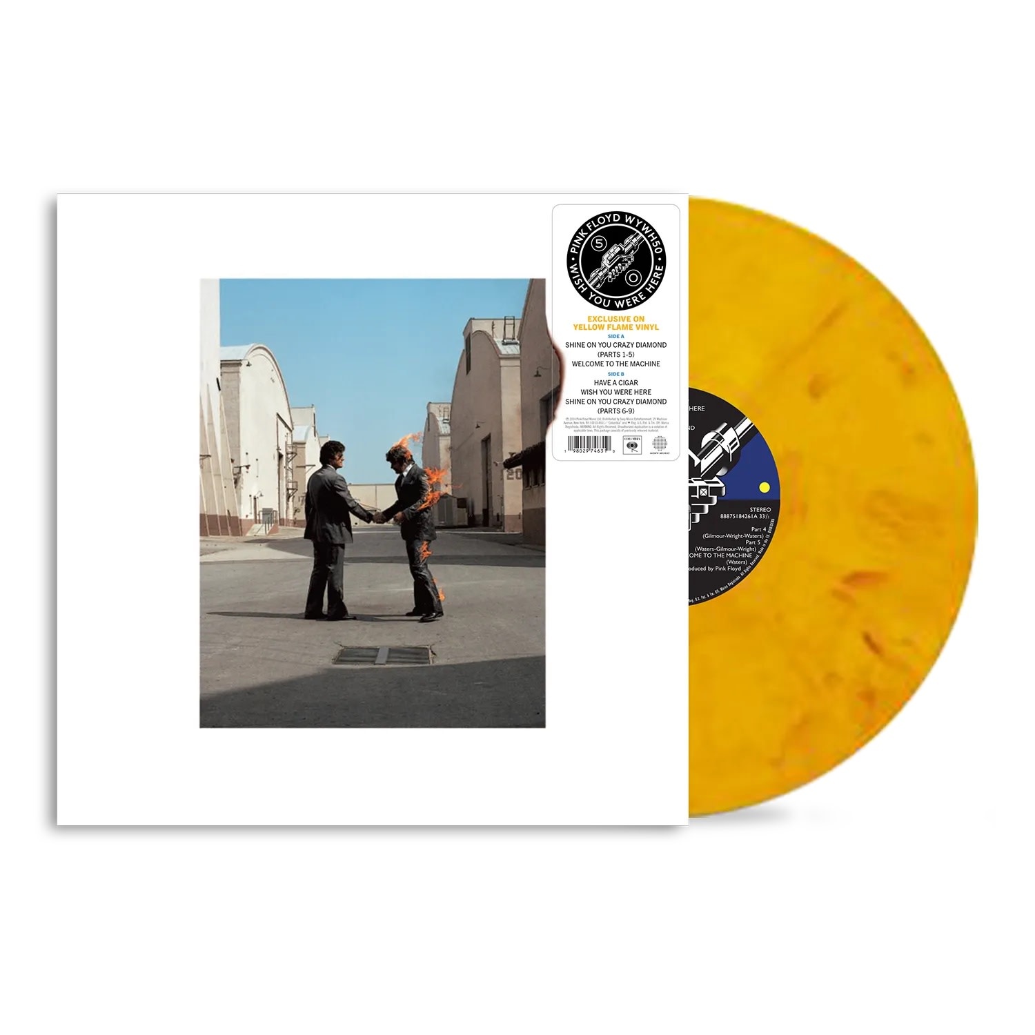 Rock/Pop Pink Floyd - Wish You Were Here (50th Ann. Yellow Flame Vinyl) (Dec. 12, 2025)