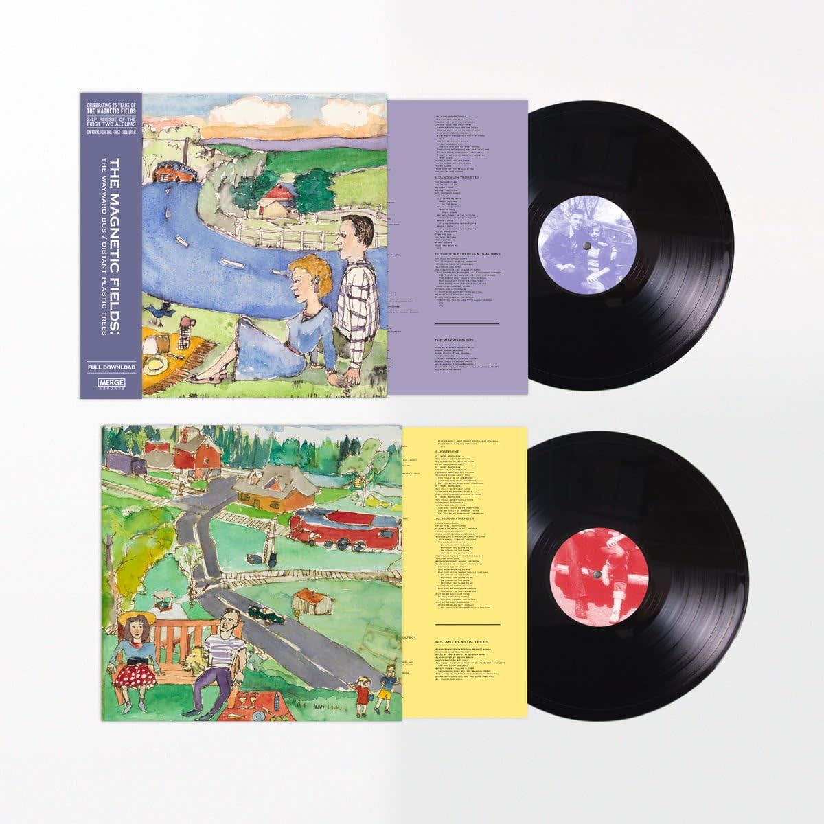 Rock/Pop The Magnetic Fields - The Wayward Bus / Distant Plastic Trees