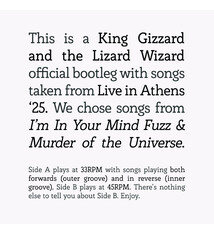Rock/Pop King Gizzard and The Lizard Wizard - Songs from I'm In Your Mind Fuzz & Murder of the Universe Live in Athens '25 (Nov. 21, 2025)