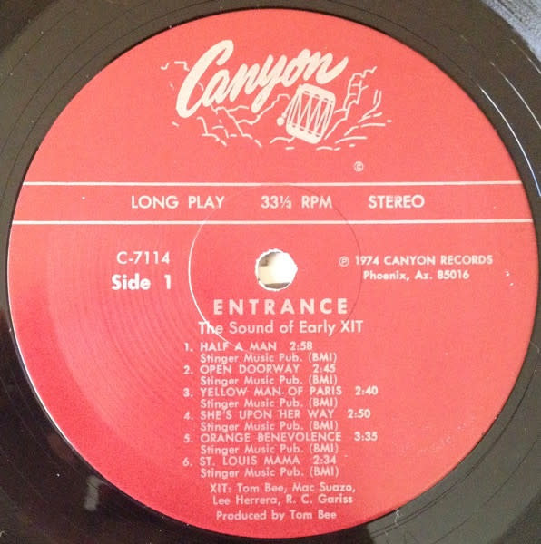 Rock/Pop XIT - Entrance ('74 US) (VG, small tear on cover otherwise VG+/VG+)