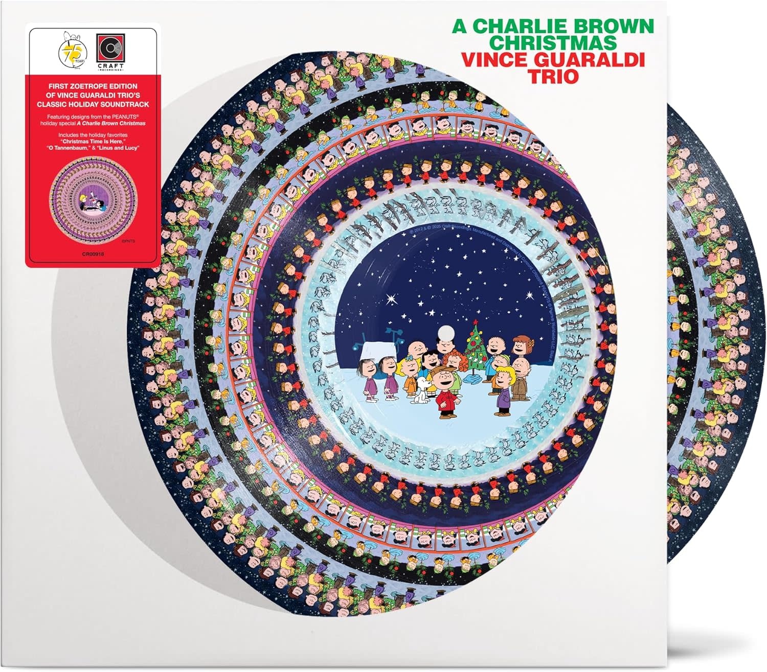 Christmas Vince Guaraldi Trio - A Charlie Brown Christmas (Zoetrope Vinyl)