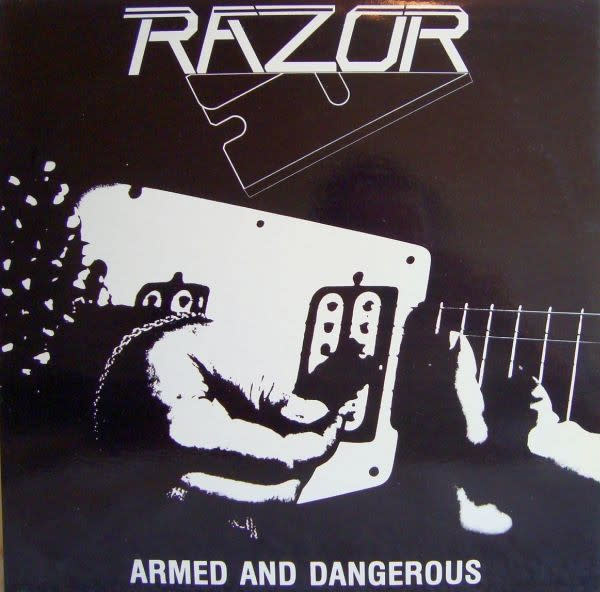 Metal Razor - Armed And Dangerous ('84 CA with Insert) (VG+, some light surface noise/clicks in quiet parts/VG+)