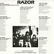 Metal Razor - Armed And Dangerous ('84 CA with Insert) (VG+, some light surface noise/clicks in quiet parts/VG+)