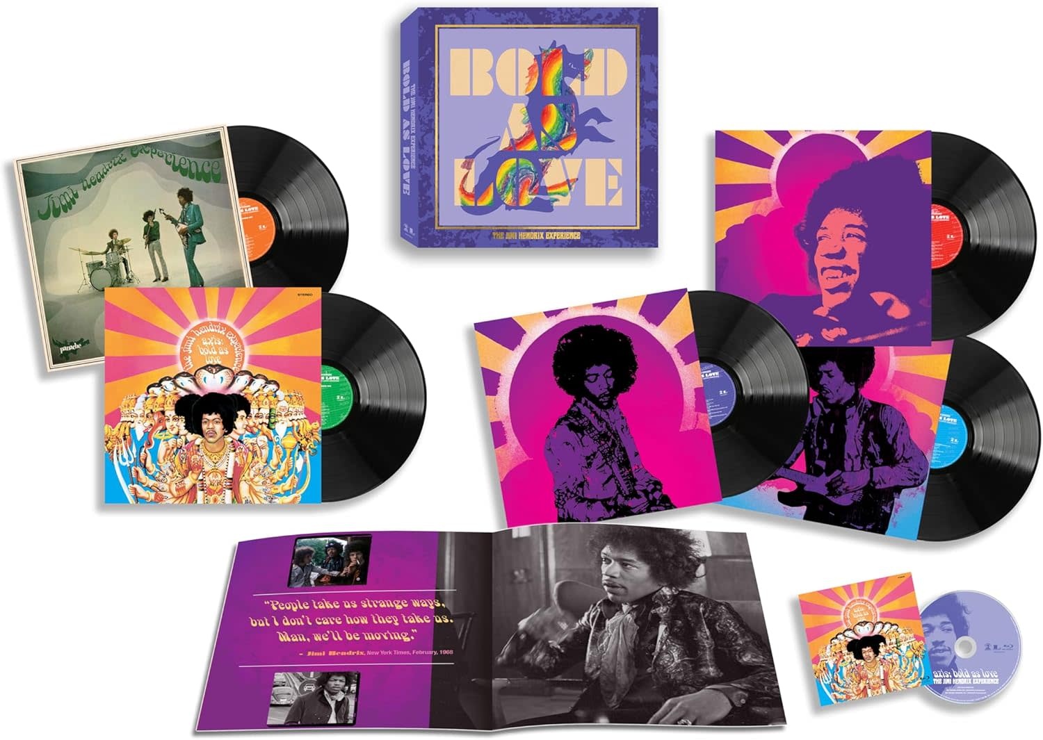 Rock/Pop The Jimi Hendrix Experience - Bold As Love (5LP + Blu-Ray Audio) (Nov. 7, 2025)
