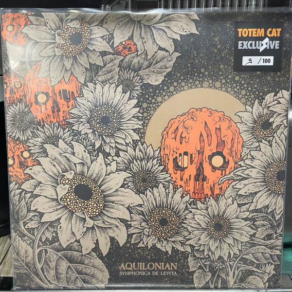 Rock/Pop Aquilonian - Symphonica De Levita (Silver/Beer w/Neon Orange Splatters) (NM/VG++)