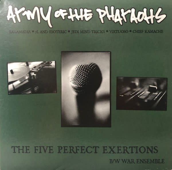 Hip Hop/Rap Army Of The Pharaohs - The Five Perfect Exertions / War Ensemble ('98 US 12") (VG, some crackle/VG, creases, corner-wear)