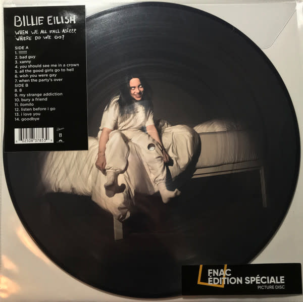 Pop Billie Eilish - When We All Fall Asleep, Where Do We Go? (2019 EU Picture Disc) (VG+)