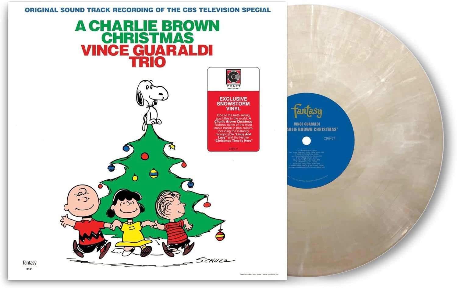 Christmas Vince Guaraldi Trio - A Charlie Brown Christmas (Snowstorm Coloured Vinyl)