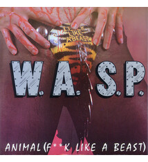 Rock/Pop W.A.S.P. - Animal (F**k Like A Beast) ('84 UK Translucent Green Vinyl 12") (VG plays VG+/VG+)