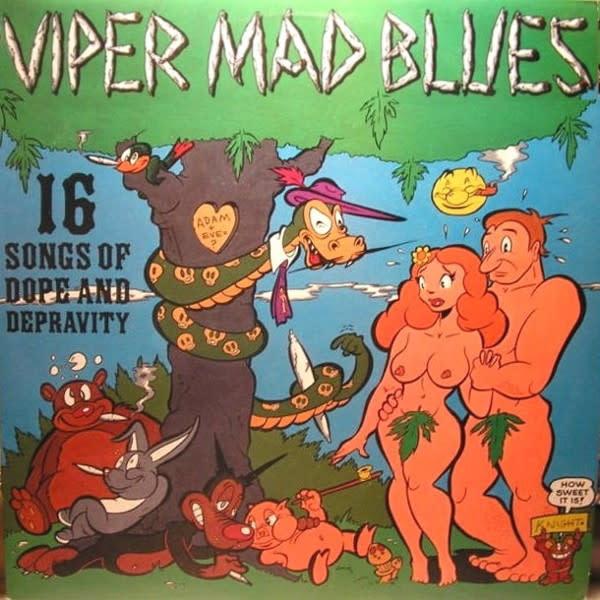 Jazz V/A - Viper Mad Blues (16 Songs Of Dope And Depravity) ('86 US) (VG+/VG++, still in shrink)