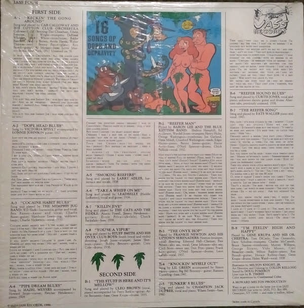 Jazz V/A - Viper Mad Blues (16 Songs Of Dope And Depravity) ('86 US) (VG+/VG++, still in shrink)