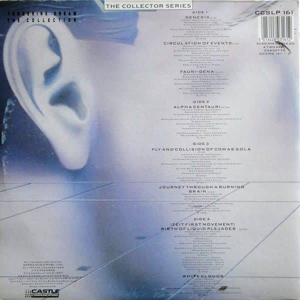 Krautrock Tangerine Dream - The Collection ('87 UK) (VG+/VG+)