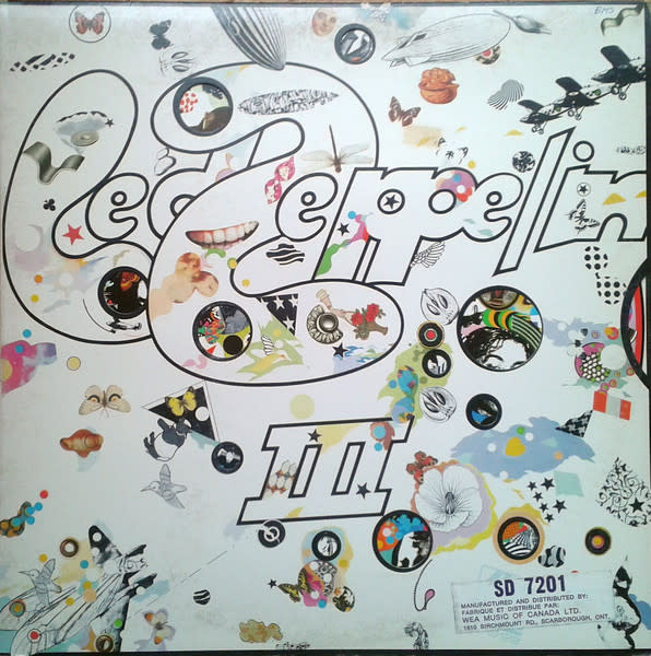Rock/Pop Led Zeppelin - III ('77 CA Reissue - MISSING ROTATING WHEEL ON COVER) (VG+/VG+)