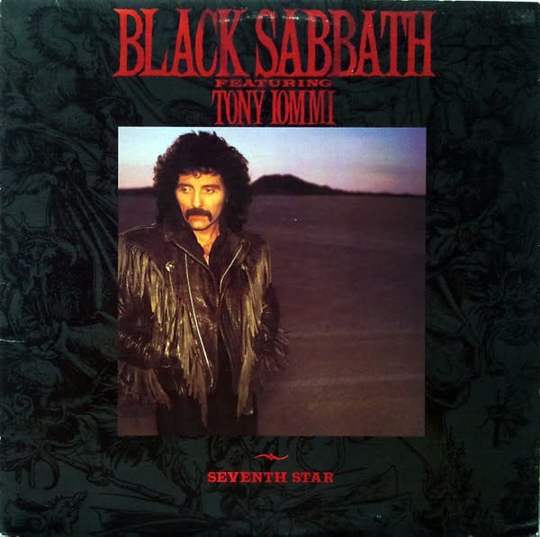 Metal Black Sabbath Featuring Tony Iommi - Seventh Star ('86 CA) (VG/G+, tear through top cover/top spine)