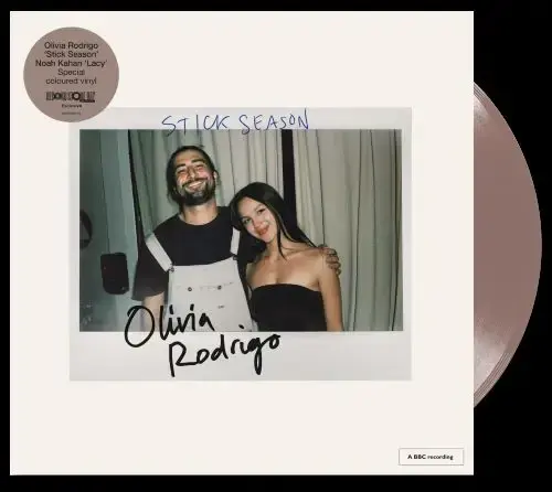 Pop Olivia Rodrigo / Noah Kahan - Stick Season / Lacy (BBC Live Lounge 7'') (Mauve) (NM/NM, still in shrink)