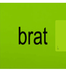 Pop Charli XCX - Brat (Translucent Black Ice) (NM/VG+, 2 in top seam split)