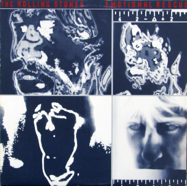 Rock/Pop The Rolling Stones - Emotional Rescue ('80 CA) (VG+/VG, 1.5 inch rip on cover, crease)