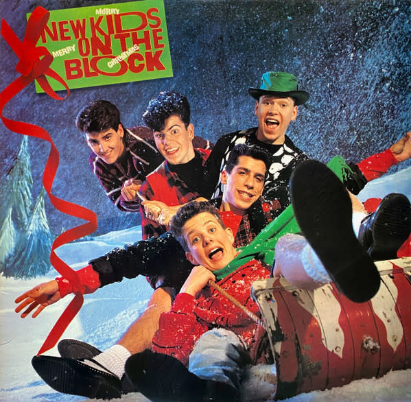 Christmas New Kids On The Block - Merry, Merry Christmas ('89 US) (VG/VG++, still in shrink)