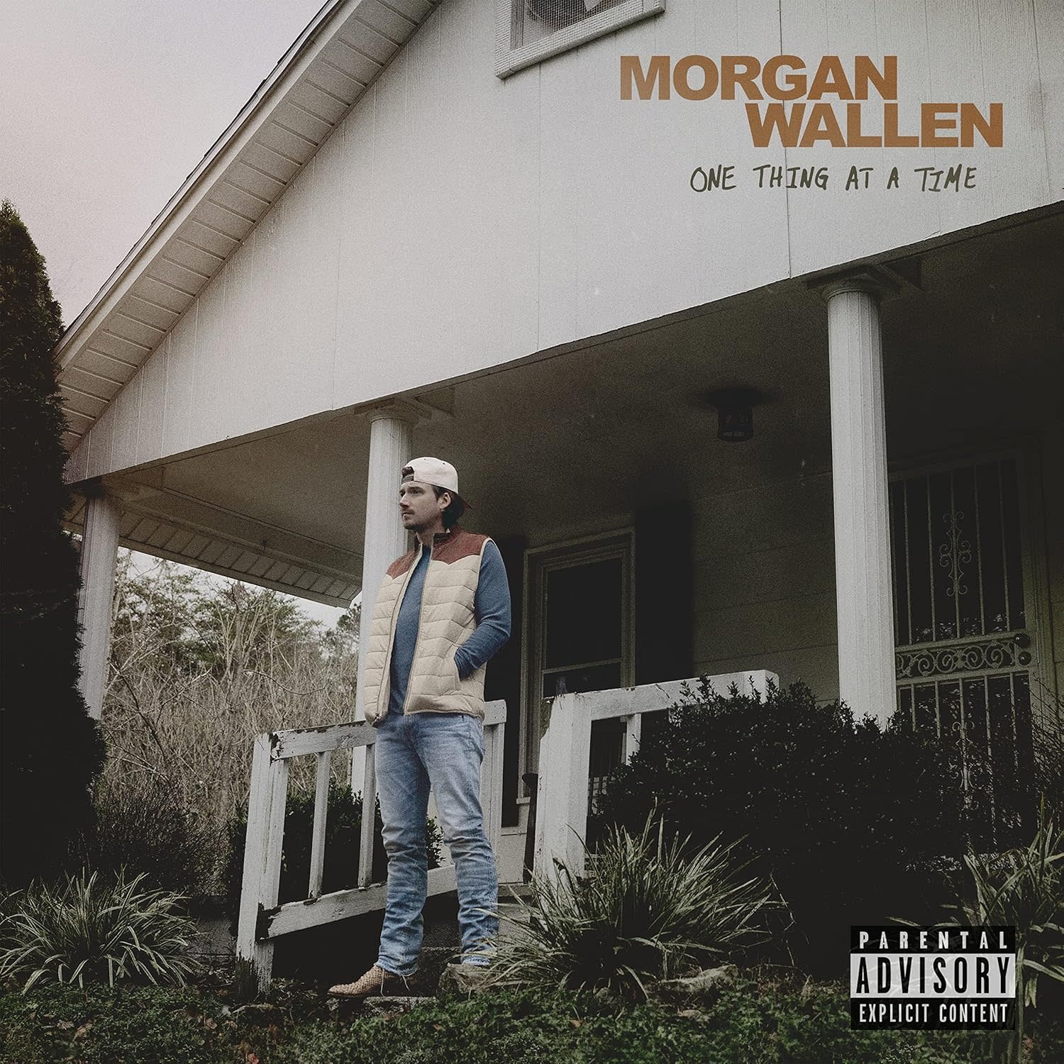 Folk/Country Morgan Wallen - One Thing At A Time (3LP Bone White Vinyl) (NM/VG+, scuffs on cover)
