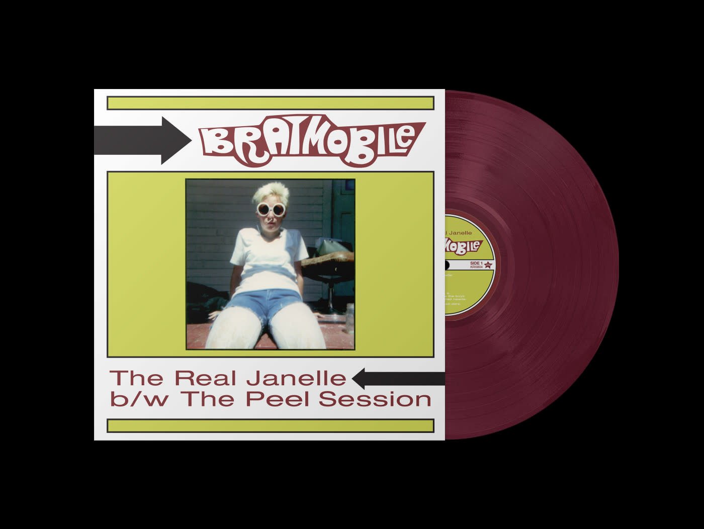 Punk/Hardcore Bratmobile - The Real Janelle & The Peel Session (Maroon Vinyl) (RSD BF 2025)