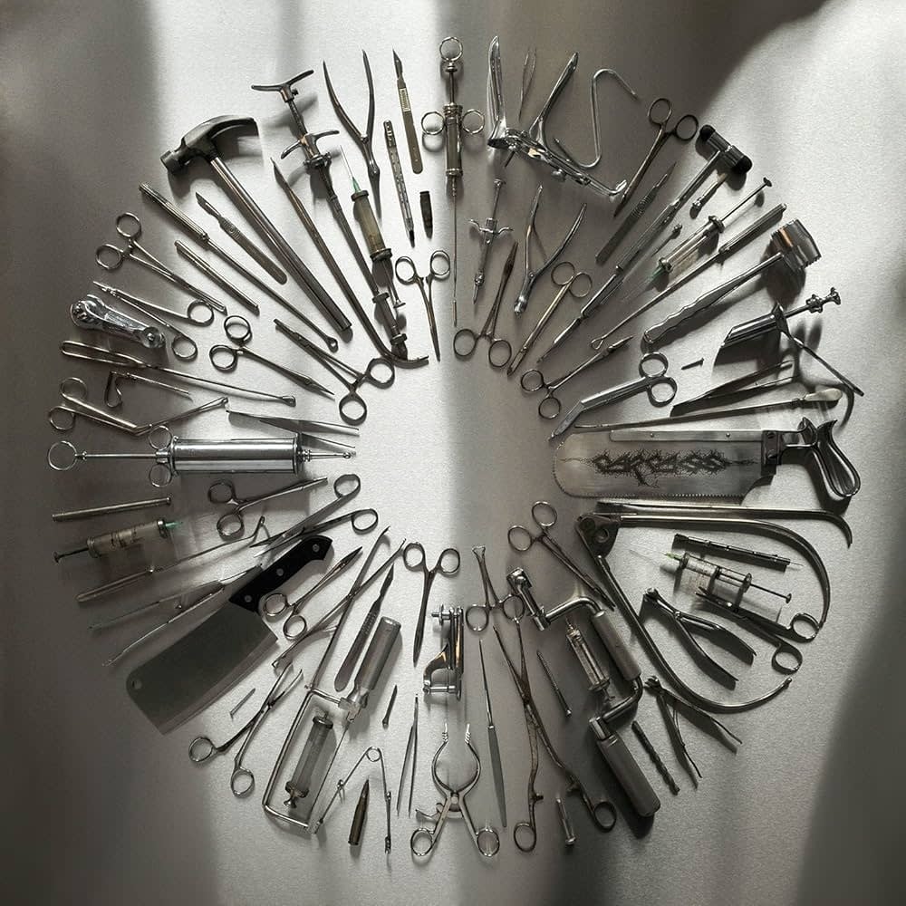 Metal Carcass - Surgical Steel (Red With Black Splatter Vinyl)
