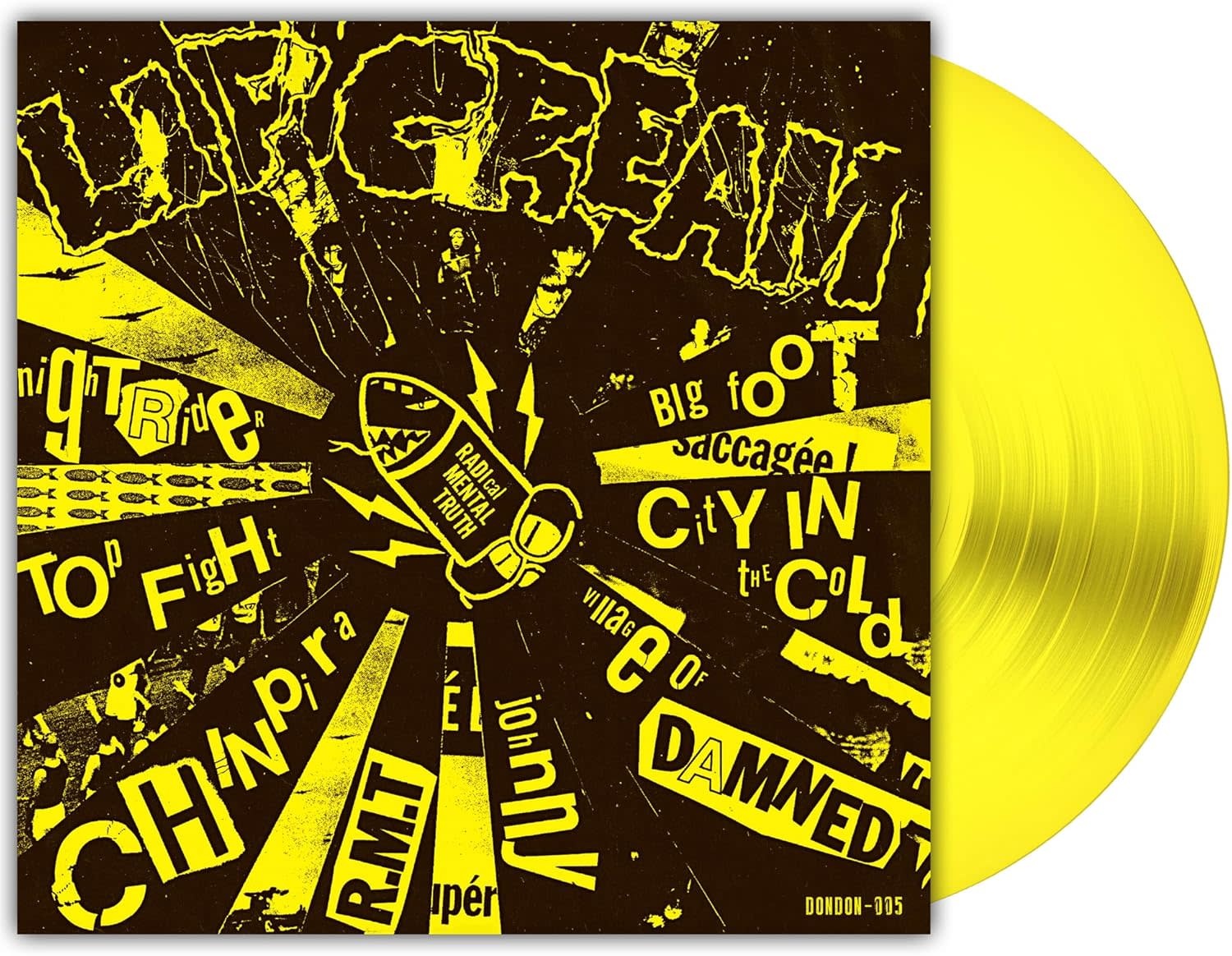 Punk/Hardcore Lip Cream - Big Foot Cassette (Highlighter Yellow Vinyl) (Dec. 19, 2025)