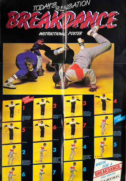 Hip Hop/Rap V/A - Breakdance ('84 CA with Poster) (VG/VG)