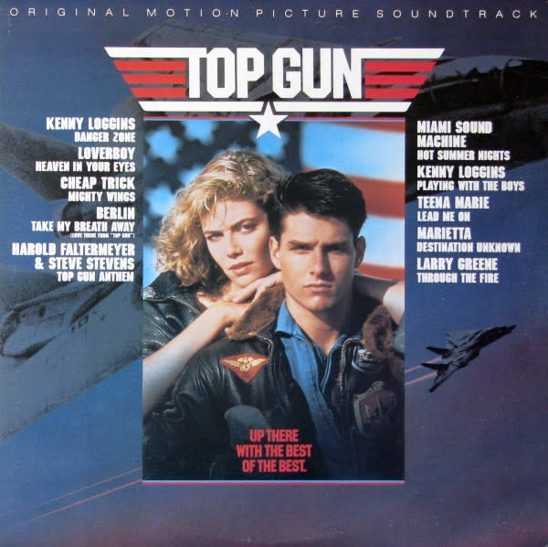 Soundtracks V/A - Top Gun (Soundtrack) ('86 CA) (VG+, mild superficial warp/VG+)