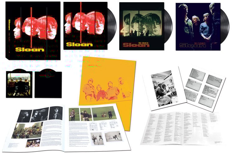 Rock/Pop Sloan - Navy Blues (2019 3LP + 2 7" Box Set, w/Poster + Booklet) (VG++/VG++)