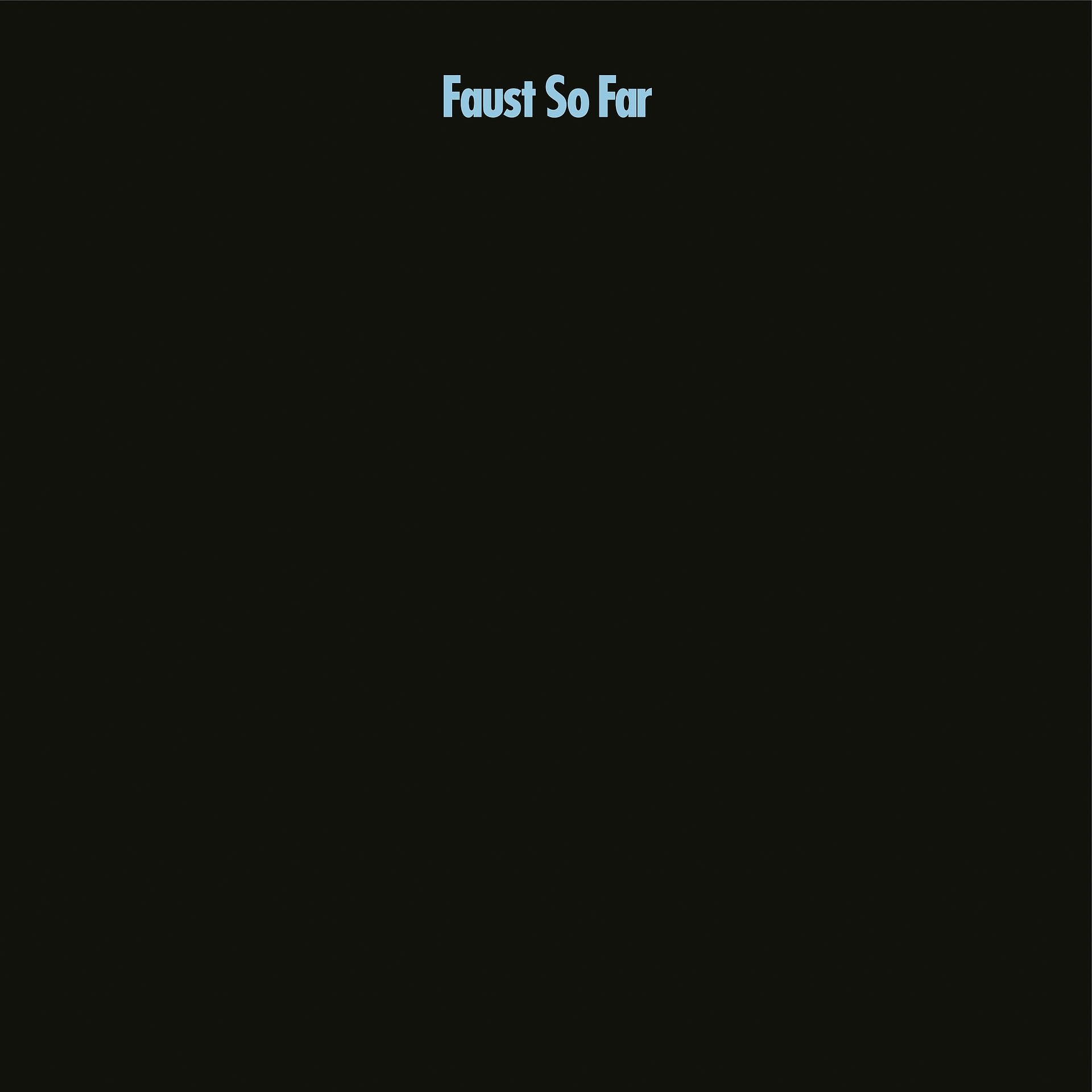 Krautrock Faust - So Far (Bureau B Reissue)