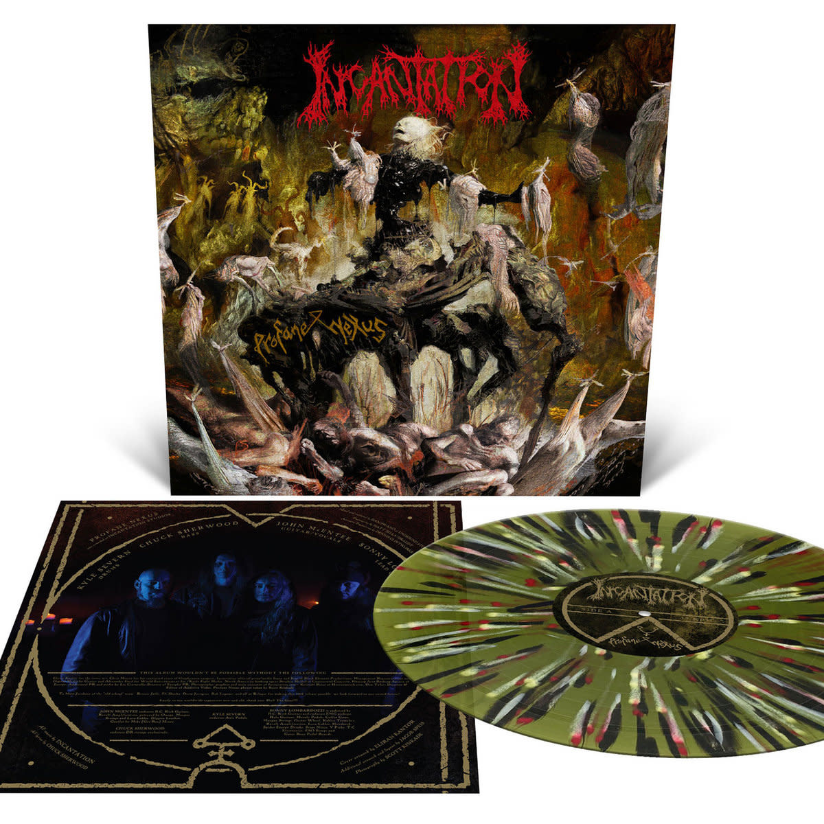 Metal Incantation - Profane Nexus (Swamp Green w/Splatter)